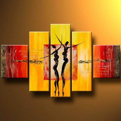 Abstract Art of Love, Simple Modern Art, Acrylic Canvas Painting, Modern Acrylic Paintings, Abstract Painting for Bedroom-Silvia Home Craft