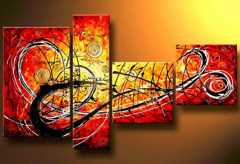 Extra Large Painting, Abstract Art Painting, Living Room Wall Art, Modern Artwork, Painting for Sale-Silvia Home Craft