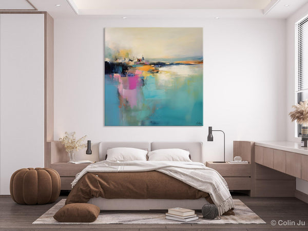 Large Paintings for Living Room, Modern Wall Art Paintings, Large Original Art, Buy Wall Art Online, Contemporary Acrylic Painting on Canvas-Silvia Home Craft