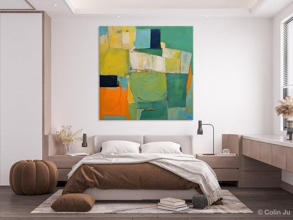 Large Wall Art Painting for Bedroom, Oversized Abstract Wall Art Paintings, Original Canvas Artwork, Contemporary Acrylic Painting on Canvas-Silvia Home Craft