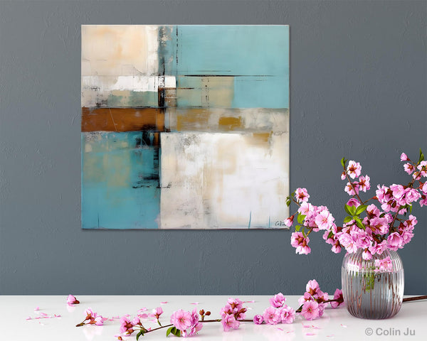 Extra Large Painting on Canvas, Contemporary Acrylic Paintings, Large Original Abstract Wall Art, Large Canvas Paintings for Bedroom-Silvia Home Craft