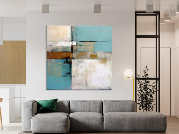 Extra Large Painting on Canvas, Contemporary Acrylic Paintings, Large Original Abstract Wall Art, Large Canvas Paintings for Bedroom-Silvia Home Craft