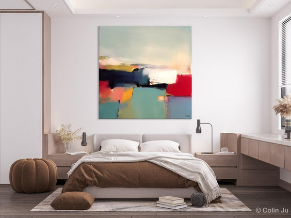 Simple Modern Wall Art, Extra Large Canvas Painting for Living Room, Oversized Contemporary Acrylic Paintings, Original Abstract Paintings-Silvia Home Craft