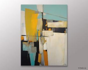 Large Paintings for Living Room, Hand Painted Acrylic Painting, Bedroom Wall Art Paintings, Original Modern Contemporary Art, Abstract Paintings for Dining Room-Silvia Home Craft