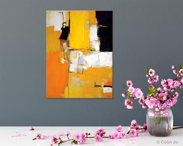 Oversized Canvas Wall Art Paintings, Contemporary Acrylic Painting on Canvas, Original Modern Artwork, Large Abstract Painting for Bedroom-Silvia Home Craft