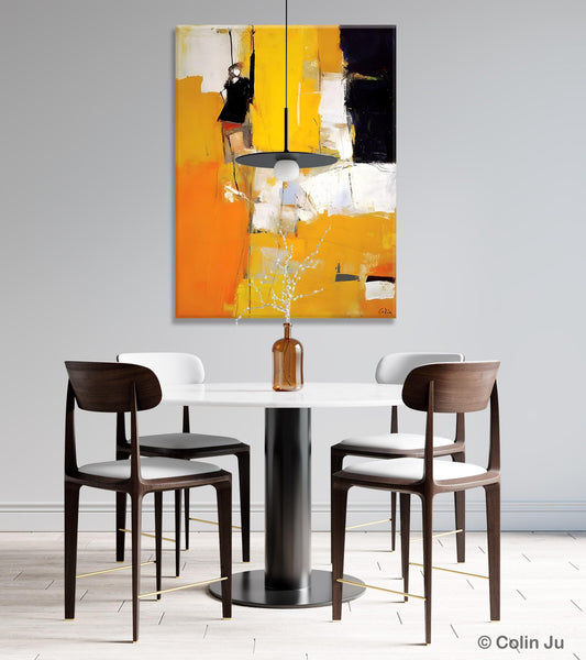 Oversized Canvas Wall Art Paintings, Contemporary Acrylic Painting on Canvas, Original Modern Artwork, Large Abstract Painting for Bedroom-Silvia Home Craft