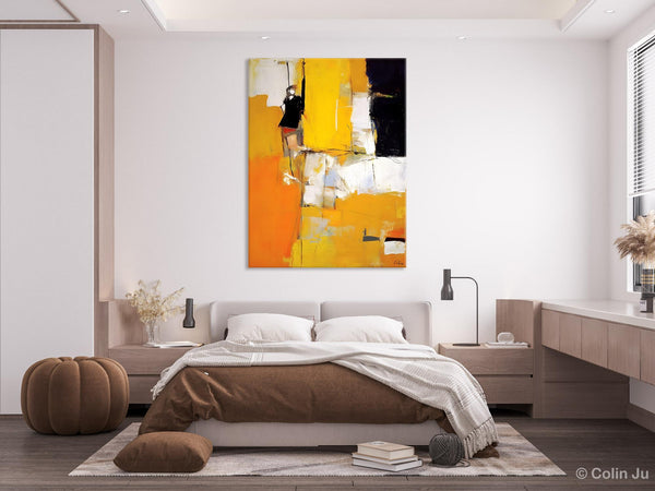 Oversized Canvas Wall Art Paintings, Contemporary Acrylic Painting on Canvas, Original Modern Artwork, Large Abstract Painting for Bedroom-Silvia Home Craft