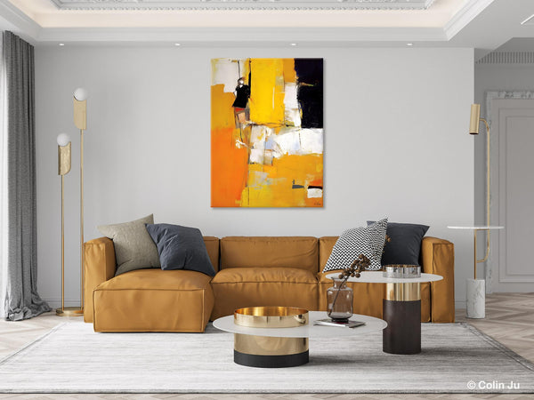 Oversized Canvas Wall Art Paintings, Contemporary Acrylic Painting on Canvas, Original Modern Artwork, Large Abstract Painting for Bedroom-Silvia Home Craft