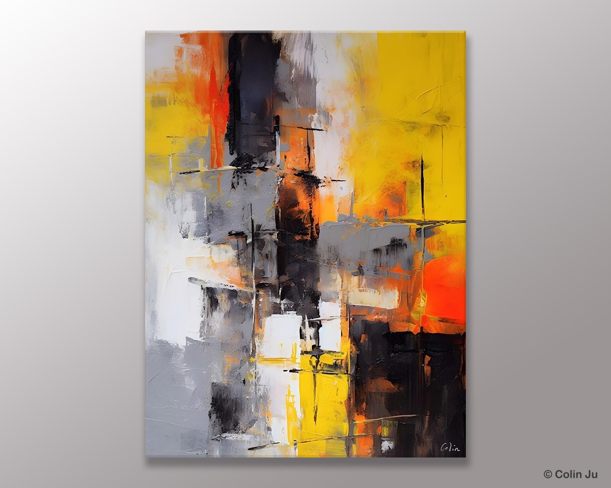 Living Room Wall Art Ideas, Modern Wall Art Paintings, Buy Abstract Paintings Online, Original Abstract Canvas Painting, Hand Painted Canvas Art-Silvia Home Craft