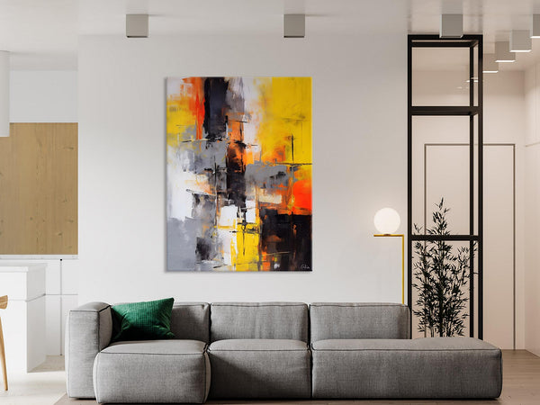 Living Room Wall Art Ideas, Modern Wall Art Paintings, Buy Abstract Paintings Online, Original Abstract Canvas Painting, Hand Painted Canvas Art-Silvia Home Craft