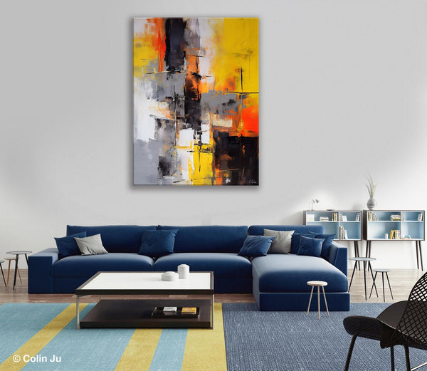 Living Room Wall Art Ideas, Modern Wall Art Paintings, Buy Abstract Paintings Online, Original Abstract Canvas Painting, Hand Painted Canvas Art-Silvia Home Craft