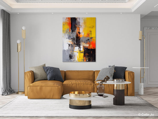 Living Room Wall Art Ideas, Modern Wall Art Paintings, Buy Abstract Paintings Online, Original Abstract Canvas Painting, Hand Painted Canvas Art-Silvia Home Craft