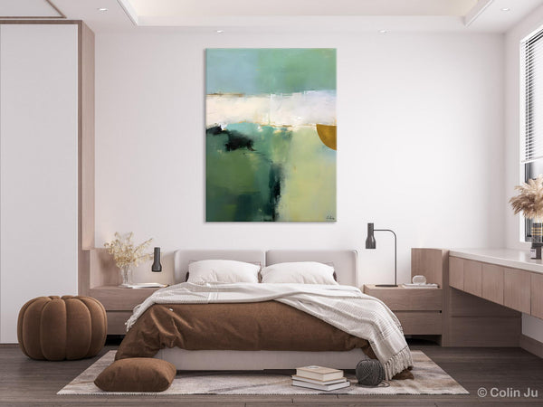 Abstract Painting on Canvas, Simple Modern Art, Contemporary Acrylic Paintings, Extra Large Canvas Painting for Bedroom, Original Abstract Wall Art for Sale-Silvia Home Craft