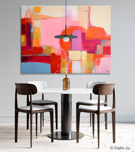 Living Room Abstract Paintings, Hand Painted Canvas Paintings, Original Modern Wall Art Paintings, Modern Acrylic Paintings on Canvas-Silvia Home Craft