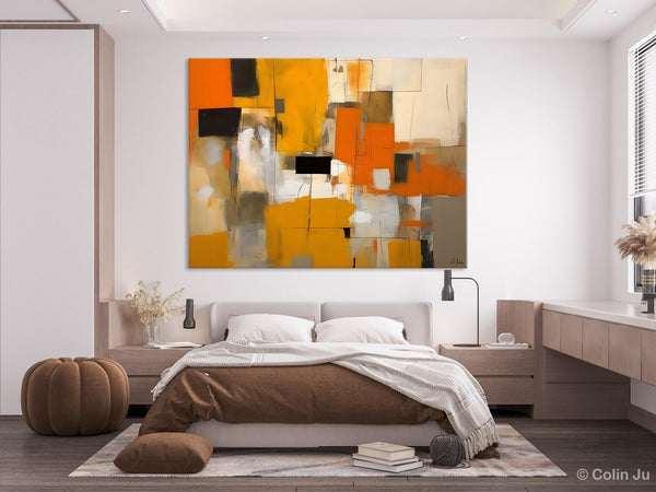 Acrylic Wall Art Painting, Acrylic Paintings for Living Room, Hand Painted Wall Painting, Simple Modern Art, Large Original Abstract Paintings-Silvia Home Craft