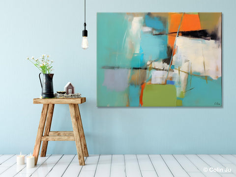 Large Wall Art Painting for Living Room, Contemporary Acrylic Painting on Canvas, Original Canvas Art, Modern Abstract Wall Paintings-Silvia Home Craft