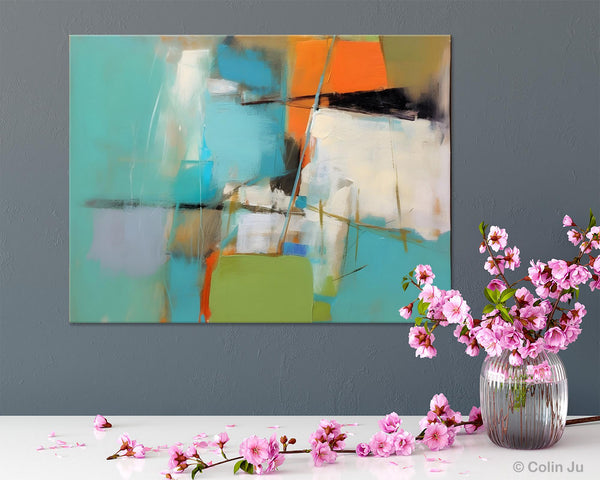 Large Wall Art Painting for Living Room, Contemporary Acrylic Painting on Canvas, Original Canvas Art, Modern Abstract Wall Paintings-Silvia Home Craft