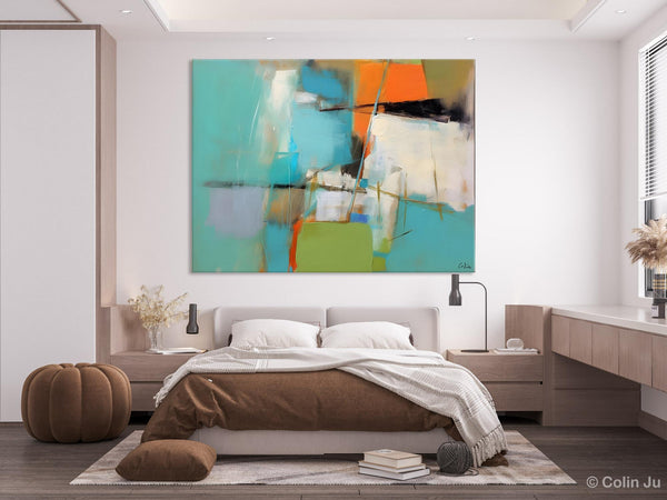 Large Wall Art Painting for Living Room, Contemporary Acrylic Painting on Canvas, Original Canvas Art, Modern Abstract Wall Paintings-Silvia Home Craft