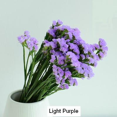 Dried Statices Flower, Dried Flowers, Flower Bunches, Dried Floral-Silvia Home Craft