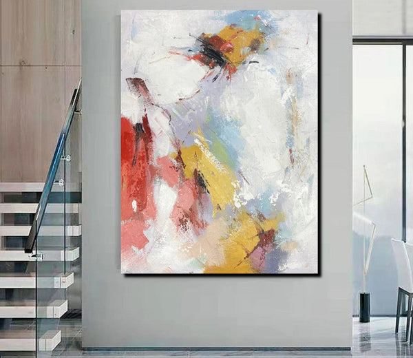 Dining Room Wall Art Ideas, Abstract Modern Painting, Acrylic Canvas Paintings, Simple Wall Art Paintings, Contemporary Painting-Silvia Home Craft