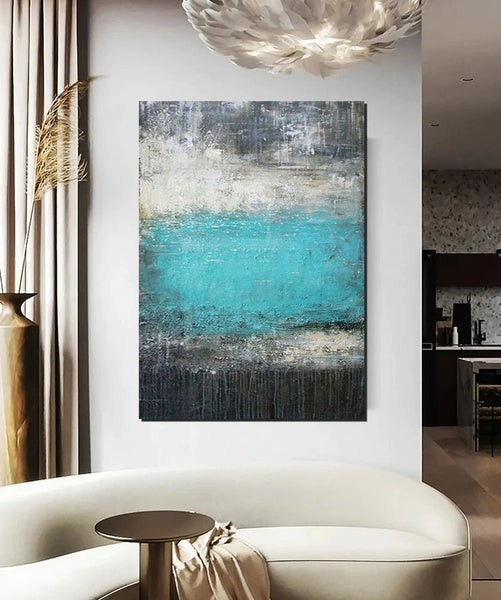 Canvas Painting for Living Room, Easy Abstract Painting Ideas for Interior Design, Modern Wall Art Painting, Huge Contemporary Abstract Artwork-Silvia Home Craft