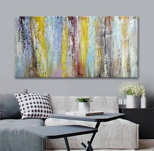Contemporary Wall Art Paintings, Simple Modern Paintings for Living Room, Large Acrylic Paintings for Bedroom-Silvia Home Craft