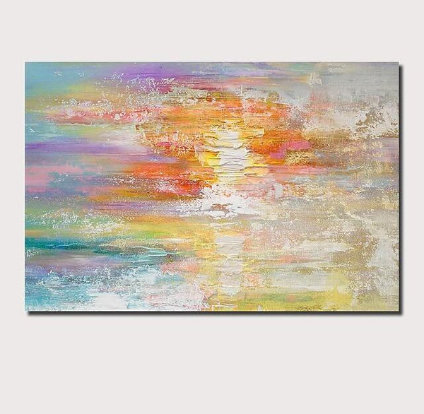 Wall Art Paintings, Simple Modern Art, Simple Abstract Painting, Large Paintings for Bedroom, Buy Paintings Online-Silvia Home Craft