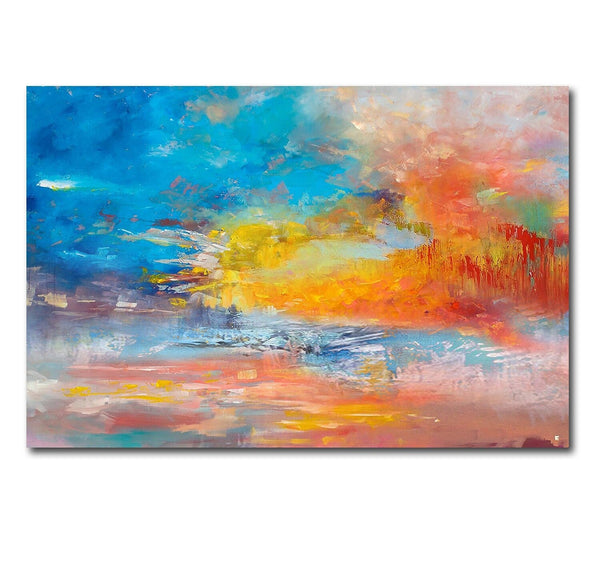 Large Paintings for Living Room, Buy Paintings Online, Wall Art Paintings for Bedroom, Simple Modern Art, Simple Abstract Art-Silvia Home Craft