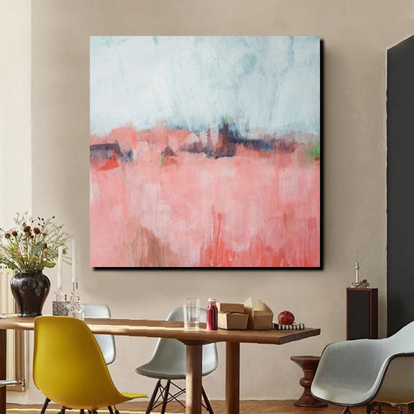 Simple Abstract Paintings, Contemporary Wall Art Paintings for Living Room, Bedroom Acrylic Paintings, Hand Painted Canvas Art, Buy Art Online-Silvia Home Craft