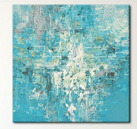 Paintings for Living Room, Abstract Acrylic Painting, Simple Painting Ideas for Bedroom, Large Abstract Canvas Paintings, Hand Painted Wall Painting-Silvia Home Craft