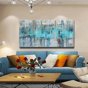 Simple Modern Abstract Art, Wall Art Paintings, Modern Paintings for Living Room, Hand Painted Art-Silvia Home Craft