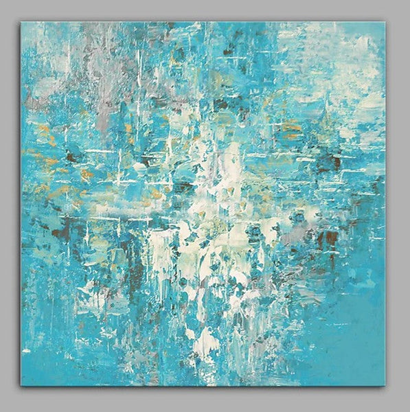Paintings for Living Room, Abstract Acrylic Painting, Simple Painting Ideas for Bedroom, Large Abstract Canvas Paintings, Hand Painted Wall Painting-Silvia Home Craft