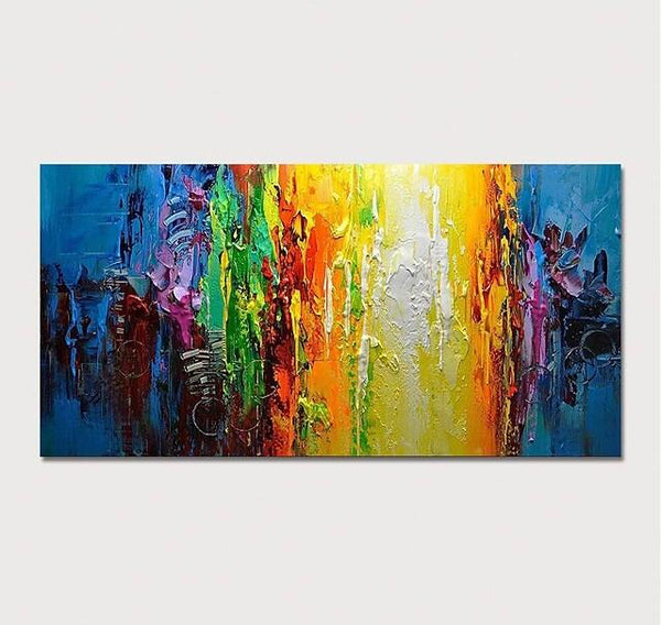 Contemporary Wall Art Paintings, Simple Modern Paintings for Living Room, Large Acrylic Paintings for Living Room-Silvia Home Craft
