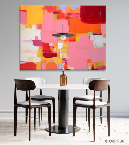 Original Acrylic Wall Art, Oversized Contemporary Acrylic Paintings, Abstract Canvas Paintings, Extra Large Canvas Painting for Living Room-Silvia Home Craft