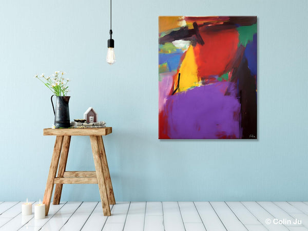 Abstract Painting on Canvas, Extra Large Abstract Painting for Living Room, Large Original Abstract Wall Art, Contemporary Acrylic Paintings-Silvia Home Craft