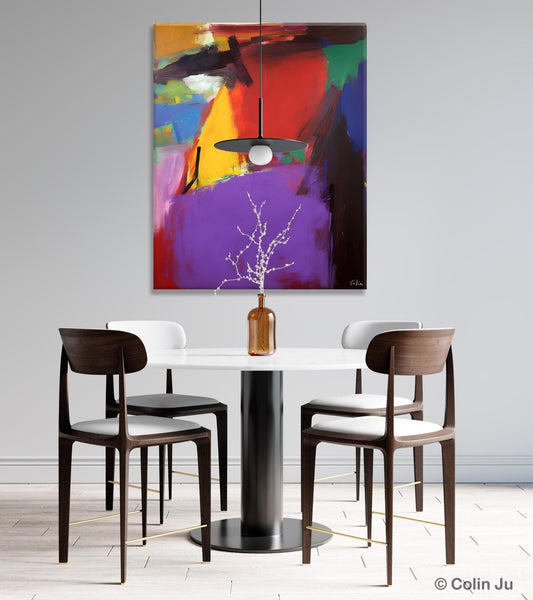 Abstract Painting on Canvas, Extra Large Abstract Painting for Living Room, Large Original Abstract Wall Art, Contemporary Acrylic Paintings-Silvia Home Craft