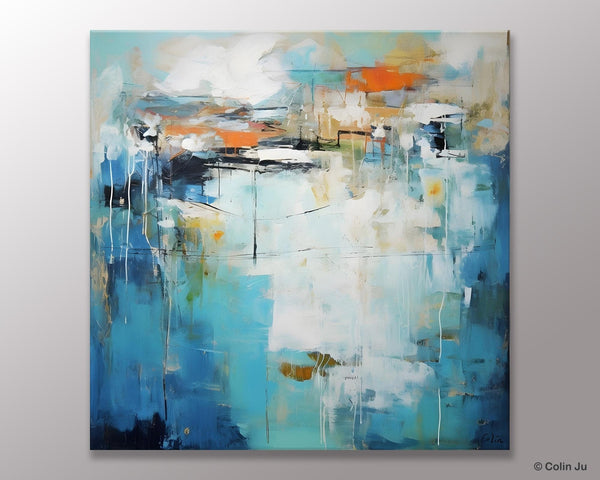 Large Abstract Painting for Bedroom, Original Modern Wall Art Paintings, Contemporary Canvas Art, Modern Acrylic Artwork, Buy Art Online-Silvia Home Craft
