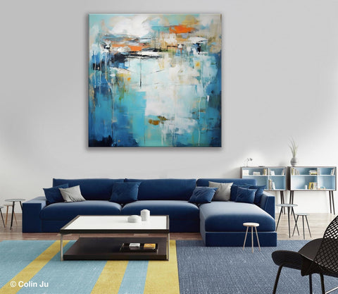 Large Abstract Painting for Bedroom, Original Modern Wall Art Paintings, Contemporary Canvas Art, Modern Acrylic Artwork, Buy Art Online-Silvia Home Craft
