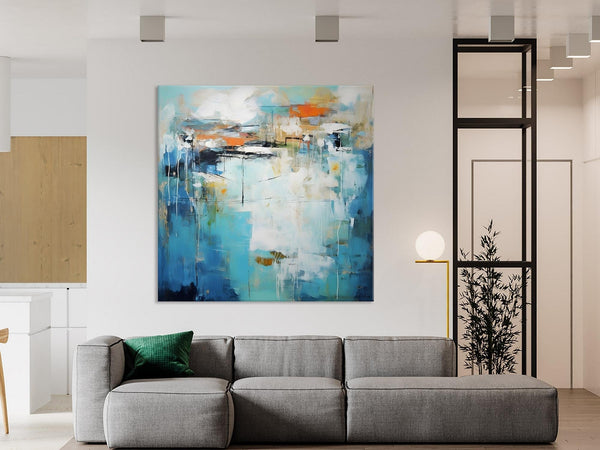 Large Abstract Painting for Bedroom, Original Modern Wall Art Paintings, Contemporary Canvas Art, Modern Acrylic Artwork, Buy Art Online-Silvia Home Craft
