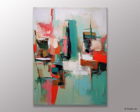 Extra Large Painting for Sale, Huge Contemporary Acrylic Paintings, Extra Large Canvas Paintings, Original Abstract Painting, Impasto Art-Silvia Home Craft