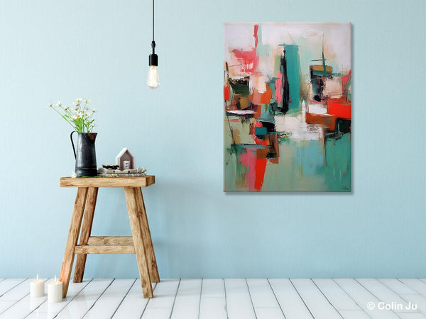 Extra Large Painting for Sale, Huge Contemporary Acrylic Paintings, Extra Large Canvas Paintings, Original Abstract Painting, Impasto Art-Silvia Home Craft