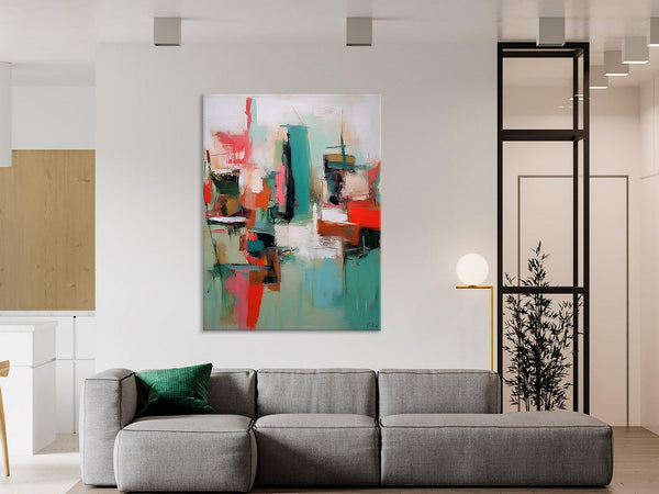 Extra Large Painting for Sale, Huge Contemporary Acrylic Paintings, Extra Large Canvas Paintings, Original Abstract Painting, Impasto Art-Silvia Home Craft