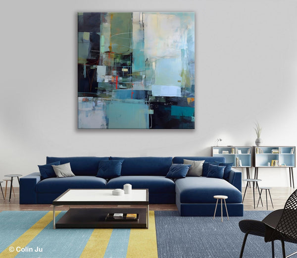Original Modern Paintings, Contemporary Canvas Art, Modern Acrylic Artwork, Buy Art Paintings Online, Large Abstract Painting for Bedroom-Silvia Home Craft