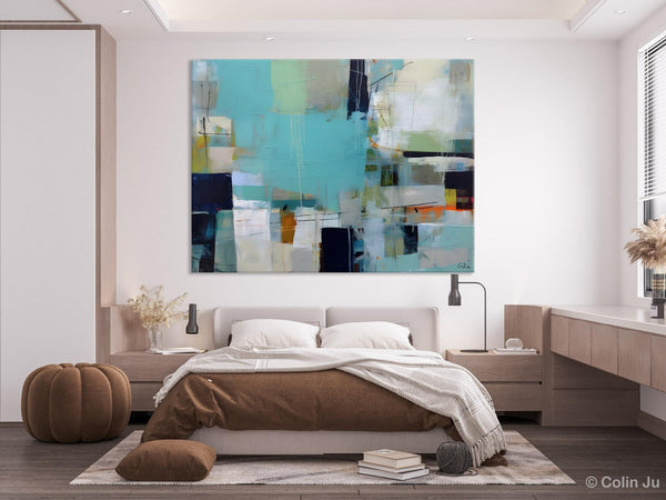 Modern Wall Art Ideas for Living Room, Extra Large Canvas Paintings, Original Abstract Painting, Impasto Art, Contemporary Acrylic Paintings-Silvia Home Craft