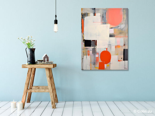 Acrylic Painting on Canvas, Contemporary Wall Art Paintings, Canvas Paintings for Bedroom, Extra Large Original Art, Buy Paintings Online-Silvia Home Craft
