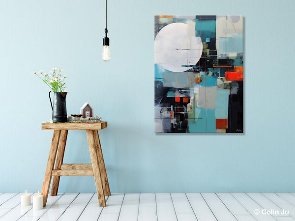 Large Contemporary Wall Art, Hand Painted Canvas Art, Modern Paintings, Extra Large Paintings for Living Room, Original Abstract Painting-Silvia Home Craft