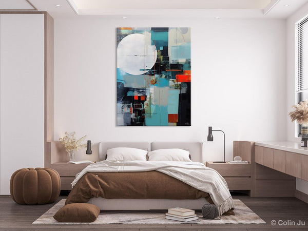 Large Contemporary Wall Art, Hand Painted Canvas Art, Modern Paintings, Extra Large Paintings for Living Room, Original Abstract Painting-Silvia Home Craft