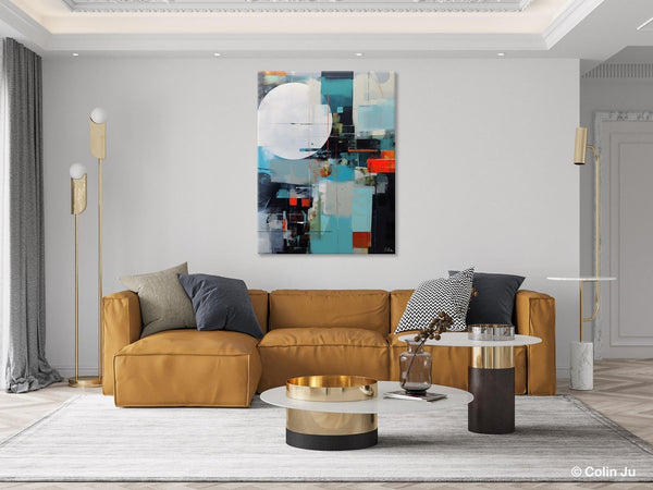 Large Contemporary Wall Art, Hand Painted Canvas Art, Modern Paintings, Extra Large Paintings for Living Room, Original Abstract Painting-Silvia Home Craft