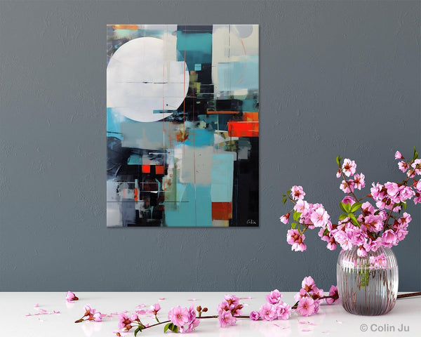 Large Contemporary Wall Art, Hand Painted Canvas Art, Modern Paintings, Extra Large Paintings for Living Room, Original Abstract Painting-Silvia Home Craft