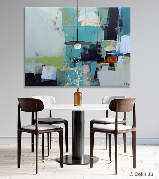 Oversized Canvas Paintings, Original Abstract Art, Large Wall Art Ideas for Living Room, Hand Painted Canvas Art, Contemporary Acrylic Art-Silvia Home Craft